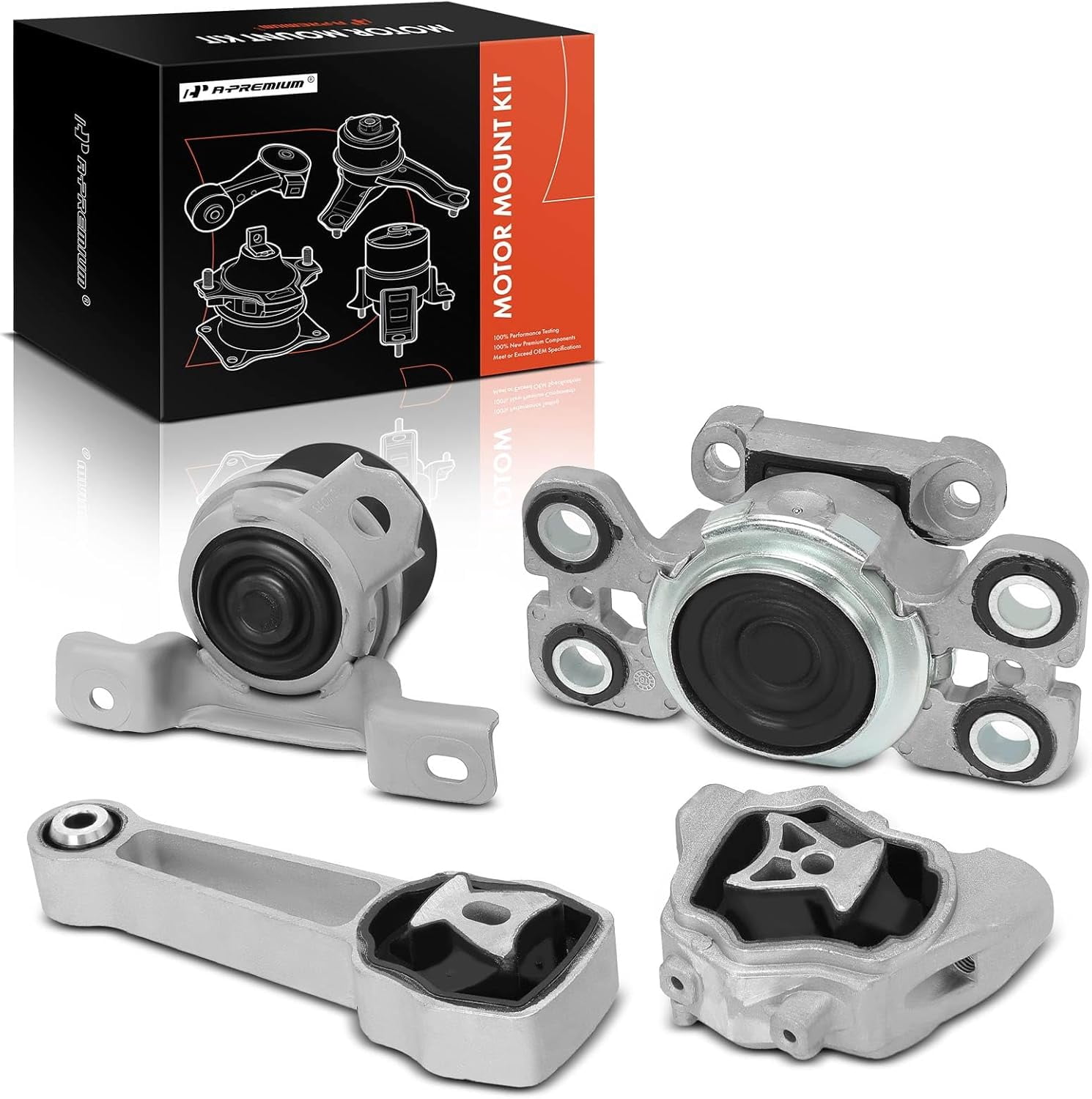 A-Premium 4PCS Engine Motor Mount and Torque Strut Mount Kit Compatible with Volvo XC60 2015-2016, S60 2011-2016, XC70 2008-2015, S80 2007-2015, V60 2015-2016, V70 2008-2010, 3.0L 3.2L