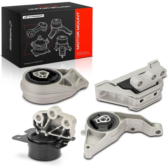 A-Premium 4PCS Engine Motor Mount and Transmission Mount Kit Compatible with Chevrolet HHR 2006-2011, Cobalt 2005-2010 & Pontiac G5 2007-2010 & Saturn Ion, 2.0L 2.2L 2.4L, Automatic Transmission