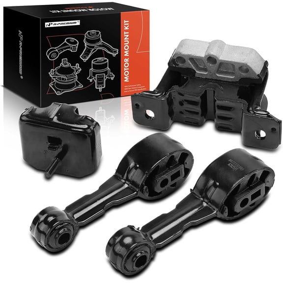 A-Premium 4PCS Engine Motor Mount and Transmission Mount Kit Compatible with Saturn SC 1992-1992, SC1 SC2 1993-2002, SL SL1 SL2 1992-2002, SW1 1993-1999, SW2 1993-2001, 1.9L, Automatic Transmission
