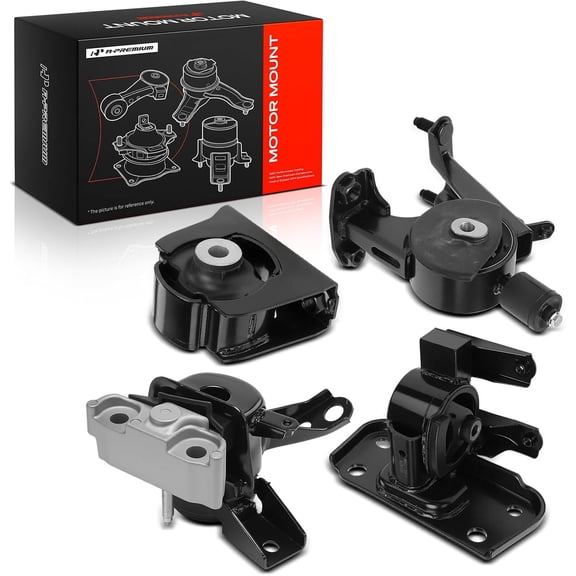 A-Premium Engine Motor Mount and Transmission Mount Kit, Set of 4 | Compatible with Scion xB 2008-2015 2.4L, Automatic Transmission, Reduce Vibration and Noise, Precise Fit