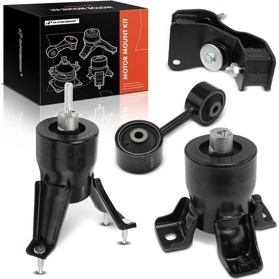A-Premium 4PCS Engine Motor Mount and Transmission Mount Kit Compatible with Toyota Camry 1992-2001, Solara 1999-2001, 2.2L, Manual Transmission, Replace# 1237274370, 1237262070