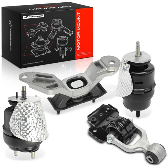 A-Premium 4PCS Engine Motor Mount and Transmission Mount Set [Automatic Transmission] Compatible with Chevrolet Impala 2012-2013, Impala Limited 2014-2016, V6 3.6L, Replace # 22857330 22946377