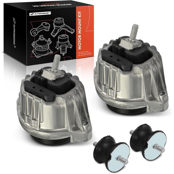 A-Premium 4PCS Engine Motor Mount and Transmission Mount Set Compatible with BMW 325i 2006, 328i 2007/2011-2013, 330i 2006, X1 2012-2015, 128i 2008-2013, Z4 2009-2016, 2.0L 3.0L, Replace# 22316799331