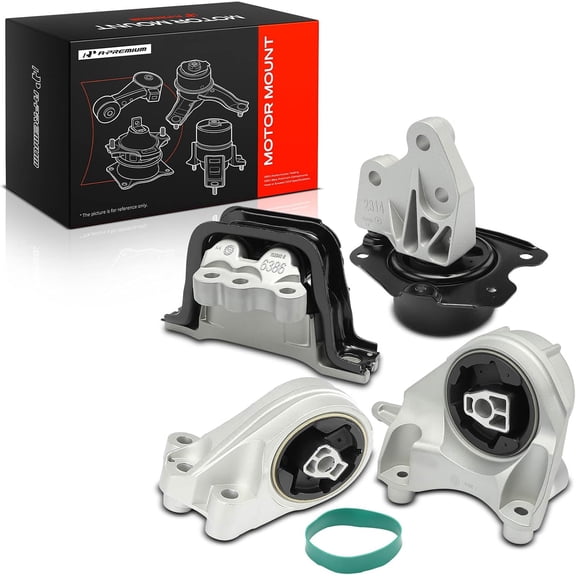 A-Premium 4PCS Engine Motor Mount Transmission Mount Set Compatible with Chevrolet Equinox 2010-2017, Captiva Sport 2012-2015 & GMC Terrain 2010-2017 - L4 2.4L Naturally Aspirated - Replace# 22774206