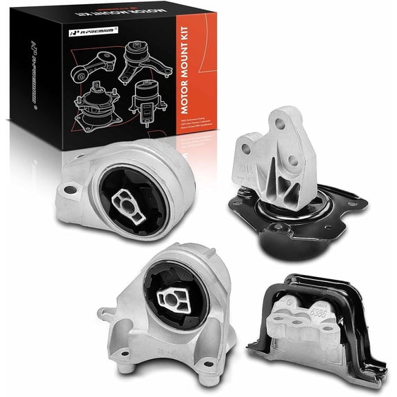 A-Premium 4PCS Engine Motor Mount Transmission Mount Set Compatible with Chevrolet Equinox 2010-2017, Captiva Sport 2012-2015 & GMC Terrain 2010-2017 - L4 2.4L Naturally Aspirated - Replace# 22774206