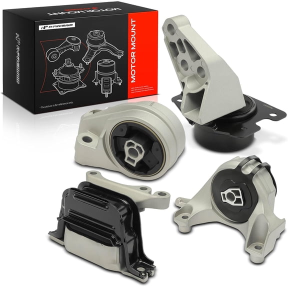 A-Premium 4PCS Engine Motor Mount and Transmission Mount Set Compatible with Chevrolet Equinox 2010-2017 & GMC Terrain 2010-2017, V6 3.0L 3.6L, Automatic Transmission, Replace# 25789173, 25789188