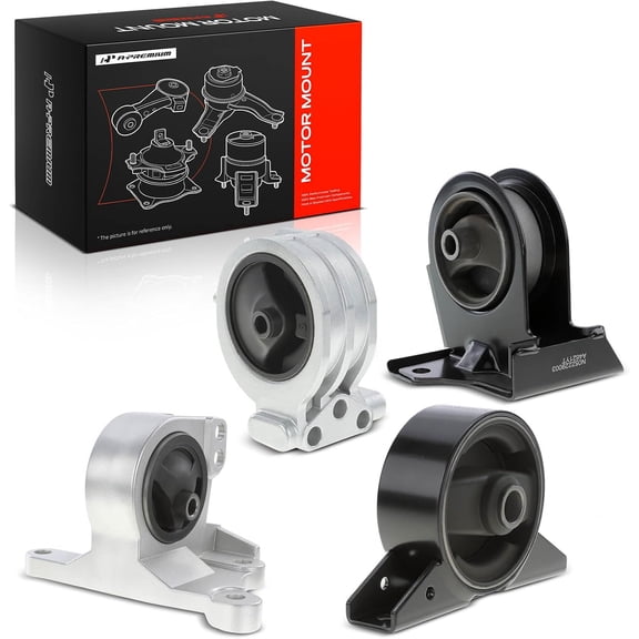 A-Premium 4PCS Engine Motor Mount and Transmission Mount Set Compatible with Dodge Stratus & Chrysler Sebring 2001-2005 & Mitsubishi Eclipse 2000-2005 Galant 1999-2003 Automatic Replace# B111001310