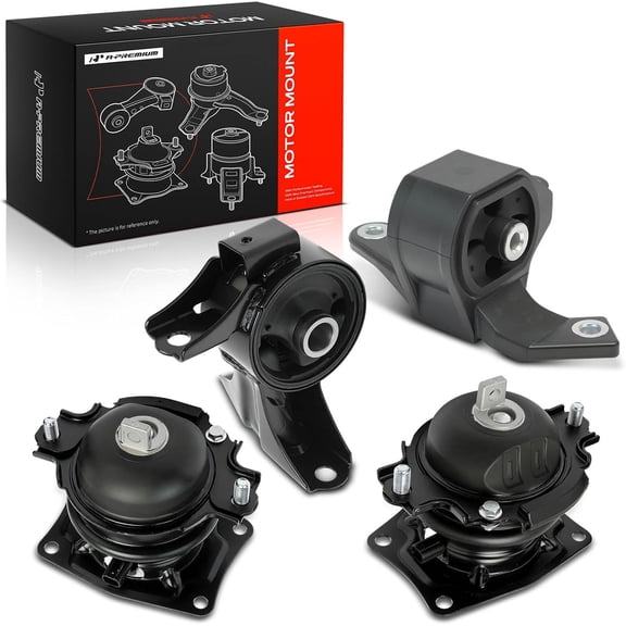 A-Premium 4PCS Engine Motor Mount and Transmission Mount Set Compatible with Honda Pilot 2009-2015 V6 3.5L, Hydraulic, Replace # 50830SZAA01, 50820SHJA03