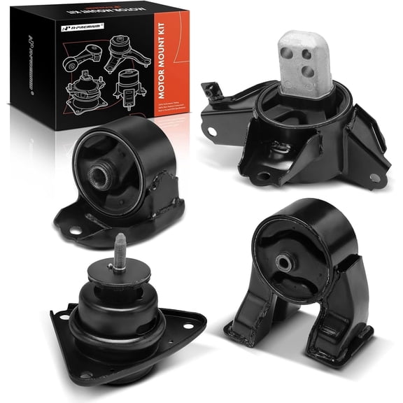 A-Premium 4PCS Engine Motor Mount and Transmission Mount Set Compatible with Hyundai Elantra 2007-2012 L4 2.0L Hatchback Automatic Transmission Replace # 219102H150 218100Q000