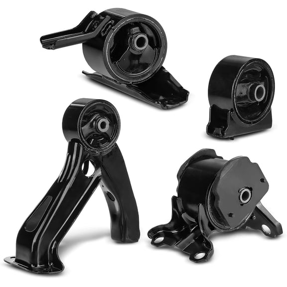 A-Premium 4PCS Engine Motor Mount and Transmission Mount Set Compatible with Jeep Compass, Patriot 2007-2017 & Dodge Caliber 2007-2008 & Mitsubishi Outlander Sport, RVR 2011-2014, L4 2.0L 2.4L