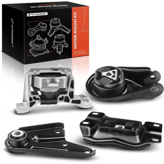 A-Premium 4PCS Engine Motor Mount Transmission Mount Set Compatible with Mazda 3 2004 2005 2006 2007 2008 2009 L4 2.0L, Petrol, with Torque Strut Mount