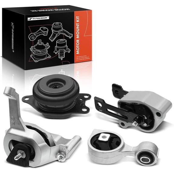 A-Premium 4PCS Engine Motor Mount and Transmission Mount Set Compatible with Nissan Altima 2007 2008 2009 2010 2011 2012, 2.5L, Replace# 11220-JA000 11350-JA00A