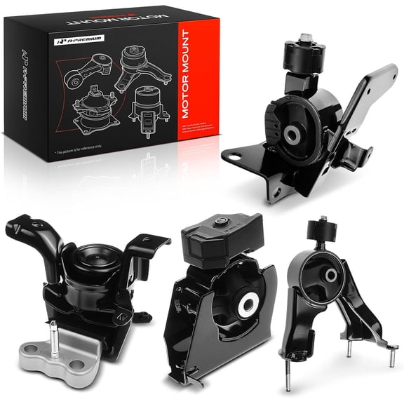A-Premium 4PCS Engine Motor Mount and Transmission Mount Set Compatible with Pontiac Vibe 2009-2010 & Toyota Corolla Matrix 2009-2013, Automatic Transmission, Replace# 123610T050, 88975613