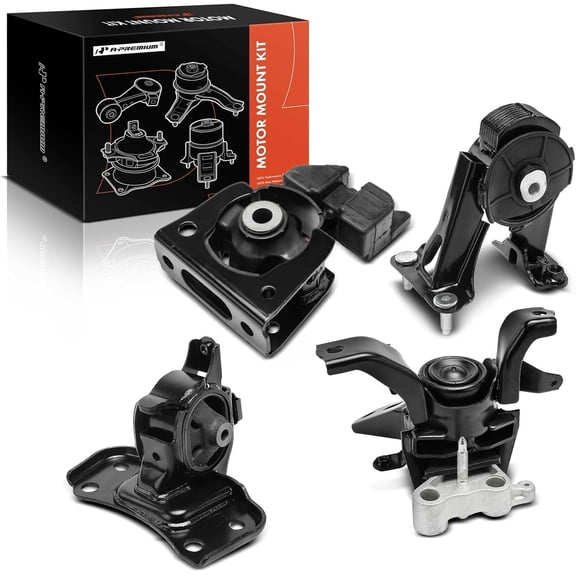 A-Premium 4PCS Engine Motor Mount and Transmission Mount Set Compatible with Toyota Prius 2010-2015 Prius Plug-in/V 2012-2015 & Lexus CT200h 2011-2017 L4 1.8L Automatic Transmission CVT