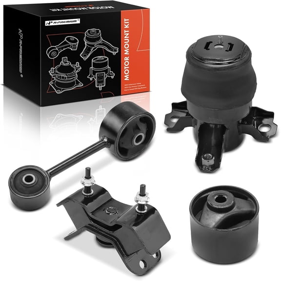 A-Premium 4PCS Engine Motor Mount and Transmission Mount and Torque Strut Mount and Engine Mount Bushing Kit Compatible with Toyota Avalon 1997 3.0L, Automatic Transmission, Replace# 123720A020