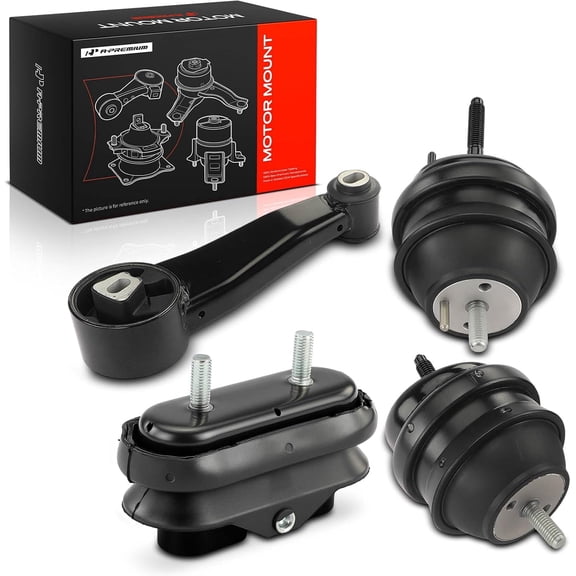 A-Premium 4PCS Engine Motor Mount and Transmission Mount and Torque Strut Mount Kit Compatible with Buick Lucerne 2006 2007 2008 3.8L, Automatic Transmission Only, Replace# 15863998