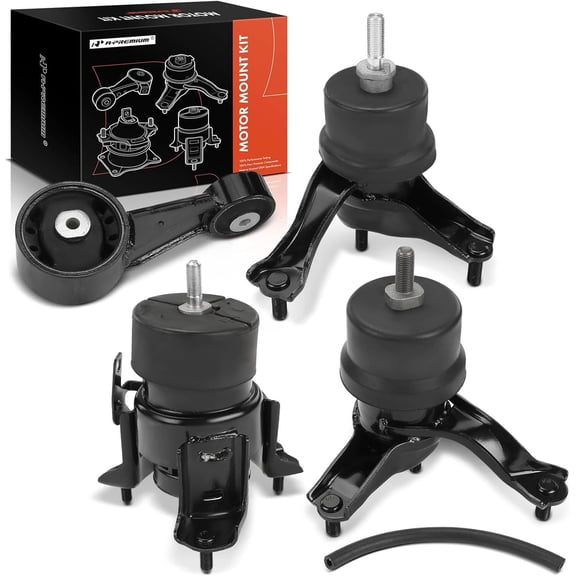 A-Premium 4PCS Engine Motor Mount Transmission Mount and Torque Strut Mount Kit Compatible with Toyota Avalon 2005 2006 2007, 3.5L, Automatic Transmission, Replace# 123720A040, 123620P010