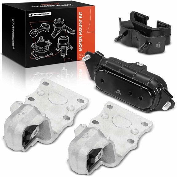 A-Premium 4PCS Engine Motor Mount Transmission Mount and Torque Strut Mount Set Compatible with Buick Rendezvous, Terraza & Chevrolet Venture & Oldsmobile Silhouette, AWD, Automatic Transmission