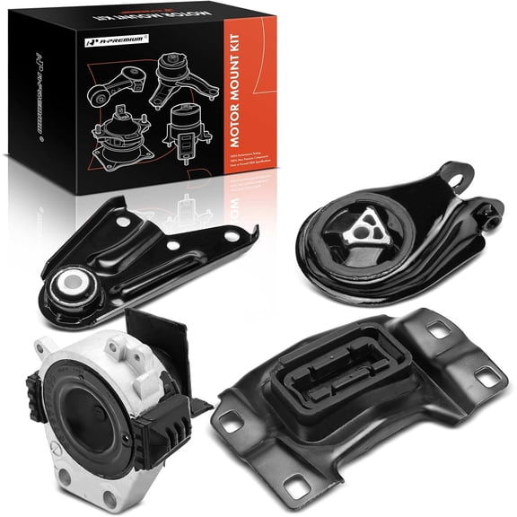 A-Premium 4PCS Engine Motor Mount Transmission Mount Torque Strut Mount Set Compatible with Mazda 3, 3 Sport, 2010 2011 2012 2013, 2.5L, Automatic Transmission, Hydraulic