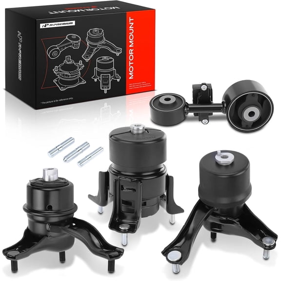 A-Premium 4PCS Engine Motor Mount Transmission Mount Torque Strut Mount Set Compatible with Toyota Camry 2007 2008 2009 2.4L, Automatic Trans, Replace# 123090H060 123720H090 123620H030 123610H100