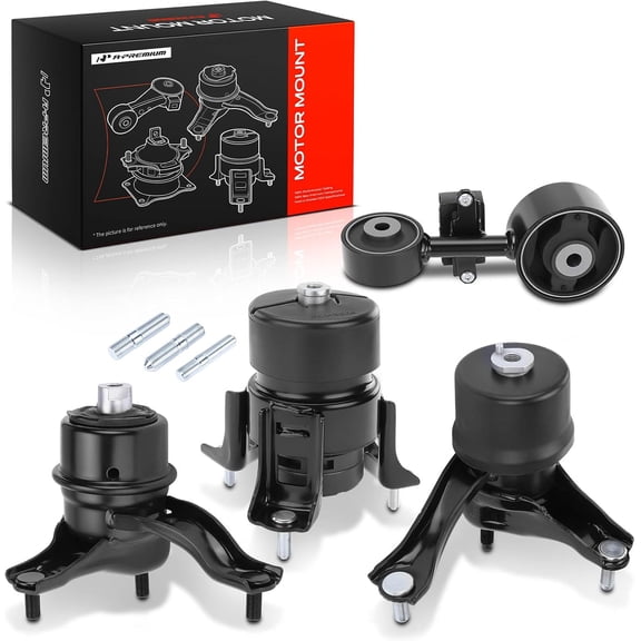 A-Premium 4PCS Engine Motor Mount Transmission Mount Torque Strut Mount Set Compatible with Toyota Camry 2007 2008 2009 2.4L, Automatic Trans, Replace# 123090H060 123720H090 123620H030 123610H100