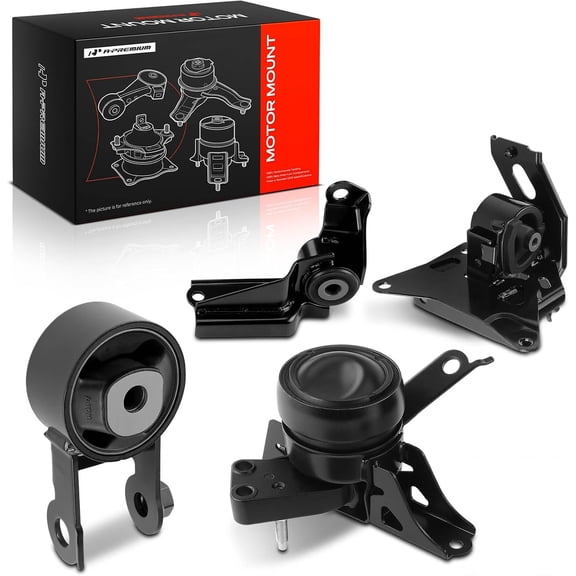 A-Premium 4PCS Engine Motor Mount Transmission Mount Torque Strut Mount Set Compatible with Toyota Yaris 2006-2011 2015-2017 L4 1.5L, Automatic Transmission, Replace# 1236421020, 1236437010