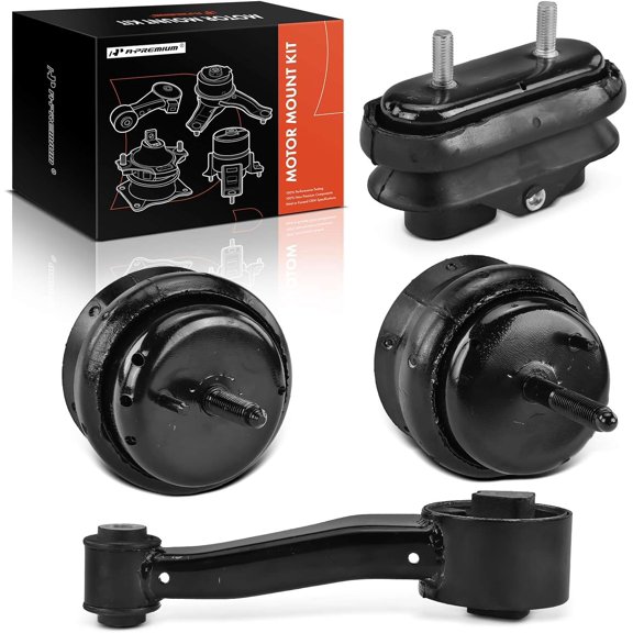 A-Premium 4PCS Engine Motor Mount and Transmission Mount and Torque Strut Mount Kit Compatible with Buick Lucerne 2006 2007 2008 3.8L, Automatic Transmission Only, Replace# 15863998