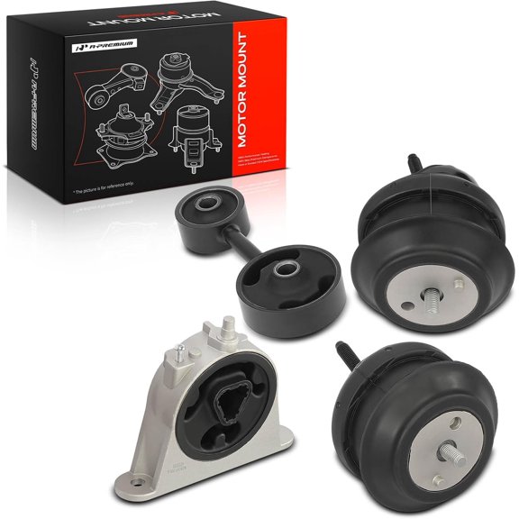 A-Premium 4PCS Engine Motor Mount and Torque Strut Mount Kit Compatible with Chrysler Pacifica 2004 2005 2006, 3.5L 3.8L, Replace# 5510043AB