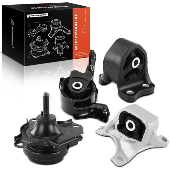 A-Premium 4PCS Engine Motor Mount and Transmission Mount Kit Compatible with Honda CR-V CRV 2002 2003 2004 2005 2006, 2.4L, Manual Transmission