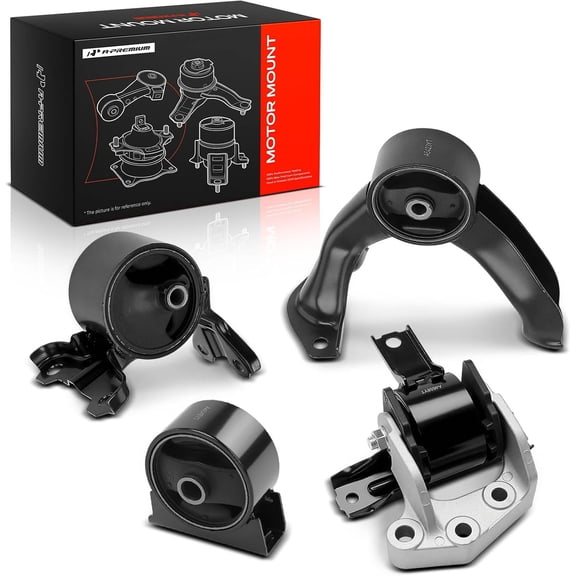 A-Premium Engine Motor Mount and Transmission Mount Kit, Set of 4 | Compatible with Mitsubishi Outlander 2007-2013 3.0L, FWD, Automatic Transmission, Reduce Vibration and Noise, Precise Fit