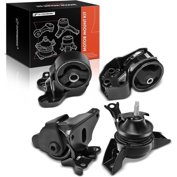A-Premium 4PCS Engine Motor Mount and Transmission Mount Set Compatible with Kia Spectra 2004-2009, Spectra5 2005-2009, L4 2.0L, Manual Transmission