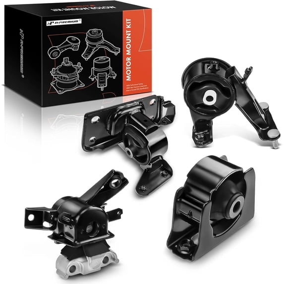 A-Premium 4PCS Engine Motor Mount and Transmission Mount Set Compatible with Toyota RAV4 2006 2007 2008 L4 2.4L Petrol 2WD Automatic Transmission
