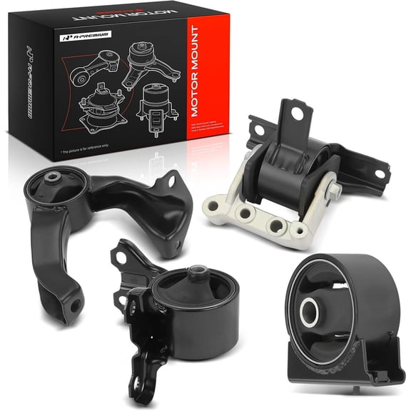 A-Premium 4PCS Engine Motor and Transmission Mount Set Compatible with Jeep Compass Patriot 2007-2017 & Dodge Caliber 2007-2011, 1.8L 2.0L 2.4L, CVT or Manual or Automatic Trans, Replace# 5105493AB
