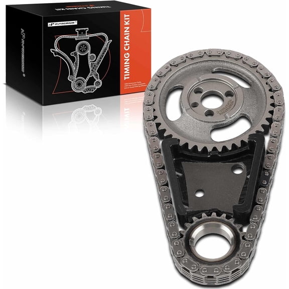 A-Premium 4PCS Engine Timing Chain Kit W/Sprocket & Guide Compatible with Jeep, Chevrolet, Buick, GMC, Isuzu, Oldsmobile & Pontiac - Cherokee, Camaro, Century, Sonoma, Rodeo, S10 - V6 2.8L 3.1L 3.4L