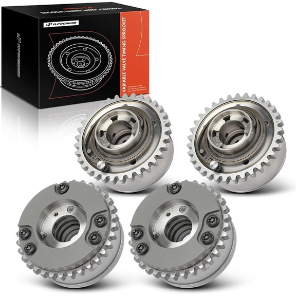 A-Premium 4PCS Exhaust and Intake Variable Valve Timing (VVT) Sprocket Gear Camshaft Adjuster Compatible with Jeep Grand Cherokee, Wrangler, Gladiator & Ram 1500 & Dodge Durango & Chrysler Pacifica