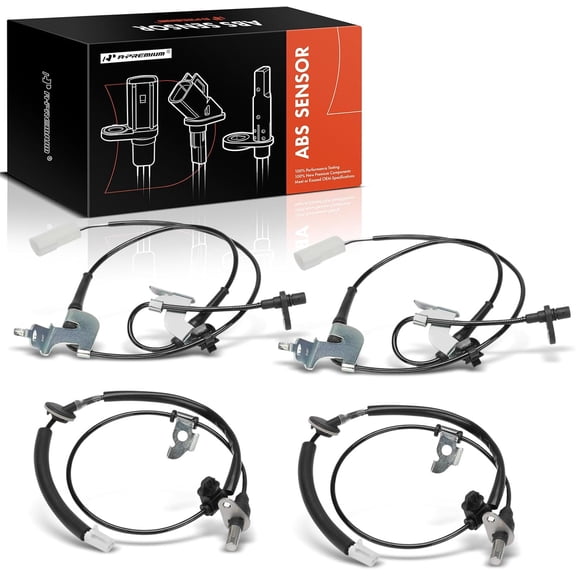 A-Premium 4PCS Front & Rear ABS Wheel Speed Sensor Compatible with Mazda Models - MX-5 Miata 2006-2015