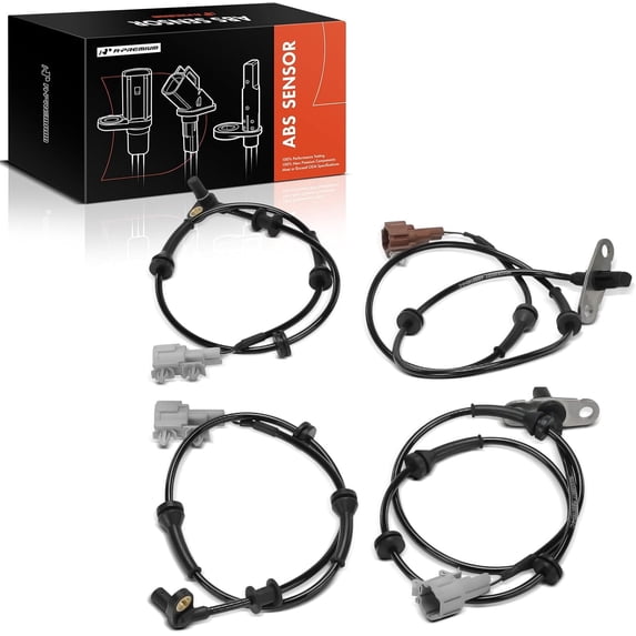 A-Premium 4PCS Front & Rear ABS Wheel Speed Sensor Compatible with Nissan Models - Frontier 2005-2019