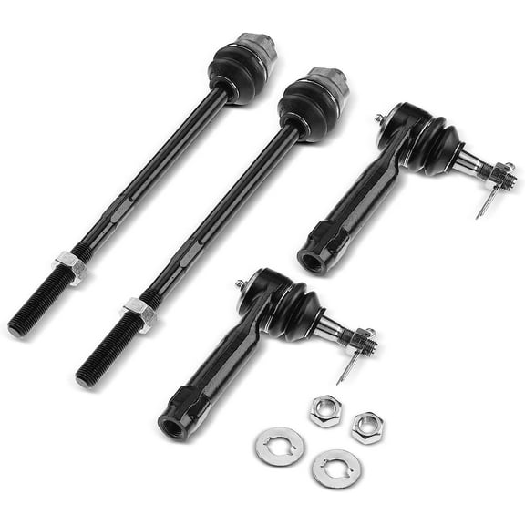 A-Premium 4Pcs Front Inner Outer Tie Rod End Kit Compatible with Chevrolet Silverado 1500 2000-2006 Silverado 2500 HD 2001-2006 GMC Sierra 2500 HD 2005