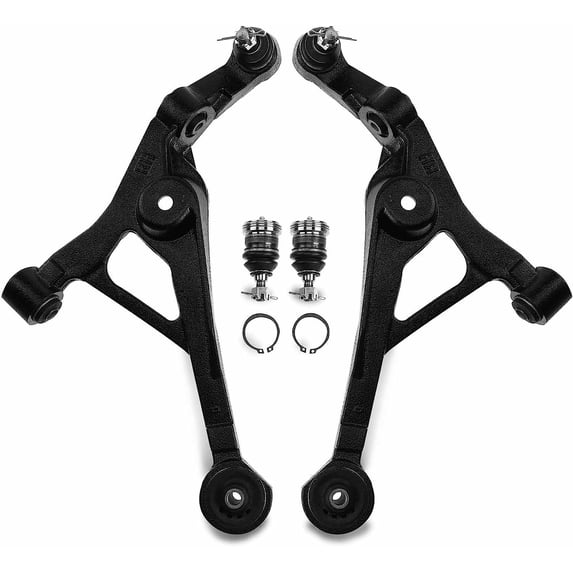 A-Premium 4Pcs Front Lower Control Arm and Ball Joint Assembly Upper Ball Joints Compatible with Chrysler Sebring Dodge Stratus 2001-2006