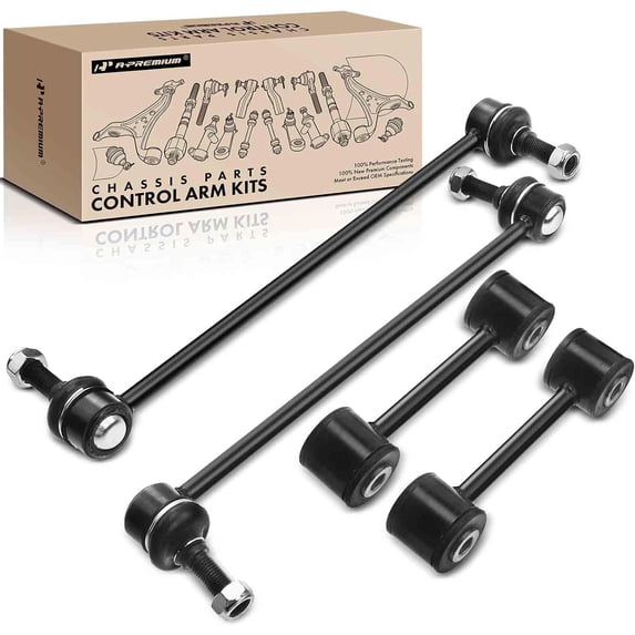 A-Premium 4Pcs Front Rear Sway Bar Link Stabilizer Link Kit Compatible with Dodge Grand Caravan/Caravan Chrysler Town & Country Plymouth Grand Voyager Fits select: 2005-2007 DODGE GRAND CARAVAN SXT