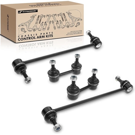 A-Premium 4Pcs Front Rear Sway Bar Link Stabilizer Link Kit Compatible with Mitsubishi Eclipse 2006-2012 Endeavor 2004-2011 Galant 2004-2012