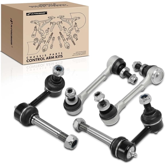 A-Premium 4Pcs Front Steering Sway Bar Link Stabilizer Link Kit Compatible with Infiniti QX50 Q60 G37 G37 Q40 EX35 EX37 G25 G35 G35 Nissan 370Z