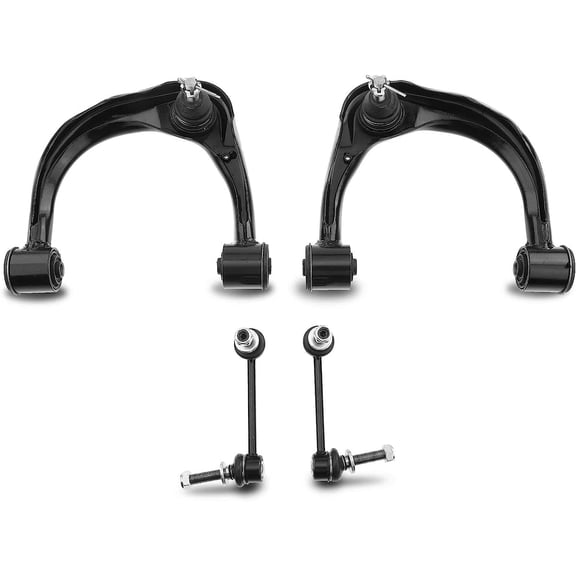 A-Premium 4Pcs Front Suspension Kit Upper Control Arm and Ball Joint Assembly Sway Bar Link Compatible with Toyota 4Runner 2003-2019 FJ Cruiser 2007-2014 Lexus GX470 2003-2009