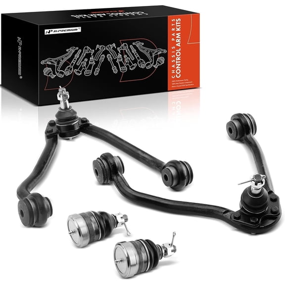 A-Premium 4Pcs Front Suspension Kit Upper Control Arm Ball Joint Compatible with Chevrolet Express 2500 3500 1996-2002 C1500 Suburban 1994-1999 C2500/C2500 Suburban GMC Savana 2500 3500 C3500