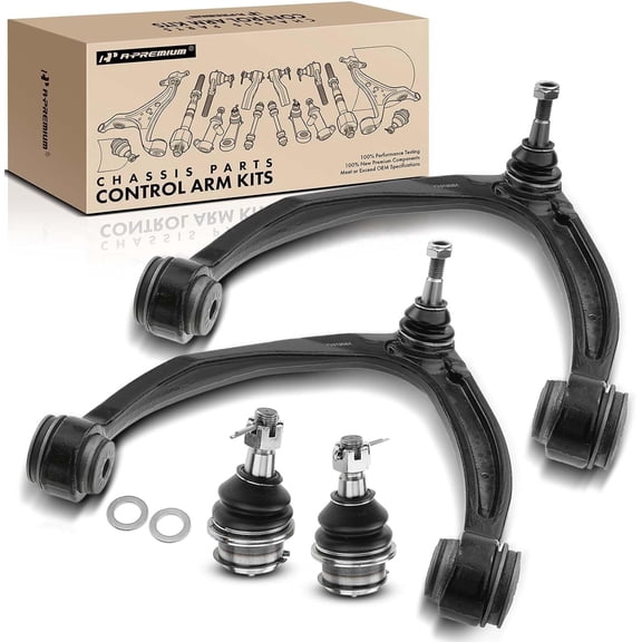 A-Premium 4Pcs Front Suspension Kit Upper Control Arm Ball Joint Compatible with Chevrolet Silverado 1500 2007-2015 Tahoe Suburban 1500 Avalanche GMC Sierra 1500 Yukon Yukon XL 1500 Cadillac Escalade