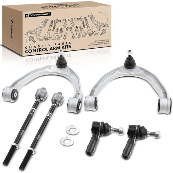 A-Premium 4Pcs Front Upper Control Arm and Ball Joint Assembly Compatible with Audi Q7 2007-2010 Volkswagen Touareg 2004-2010