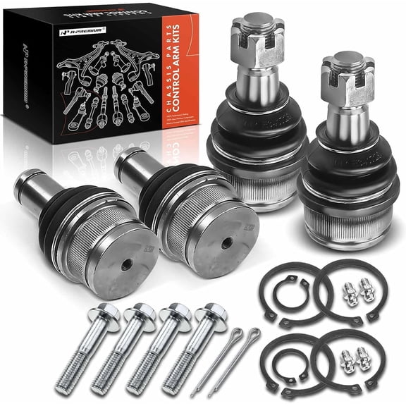 A-Premium 4Pcs Front Upper Lower Ball Joint Kit Compatible with Ford Explorer Ranger 1993 1994 1995 1996 1997 4WD