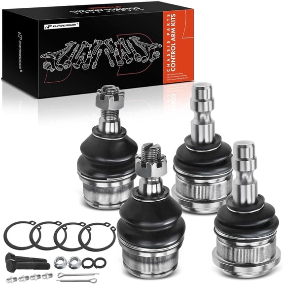 A-Premium 4Pcs Front Upper Lower Ball Joint Kit Compatible with Ford Ranger 1998-2011 Mazda B2300 2001-2010 B2500 1998-2001 B3000 1998-2007 B4000