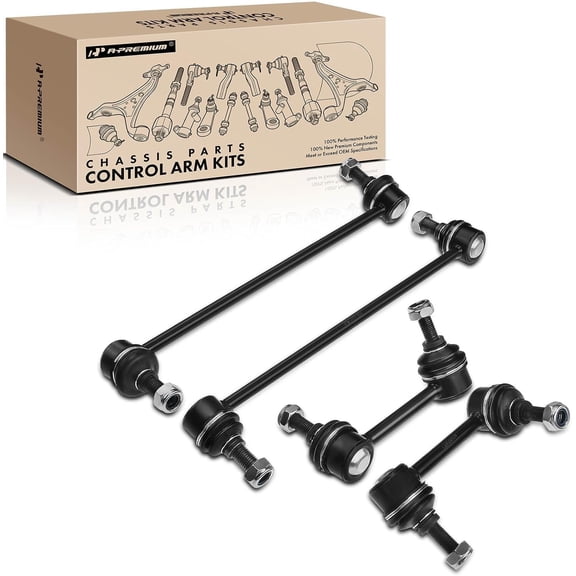 A-Premium Set of 4, Front & Rear Sway Bar Links Kit Stabilizer Bar Links Compatible with Nissan Altima 2007 2008 2009 2010 2011 2012 2013