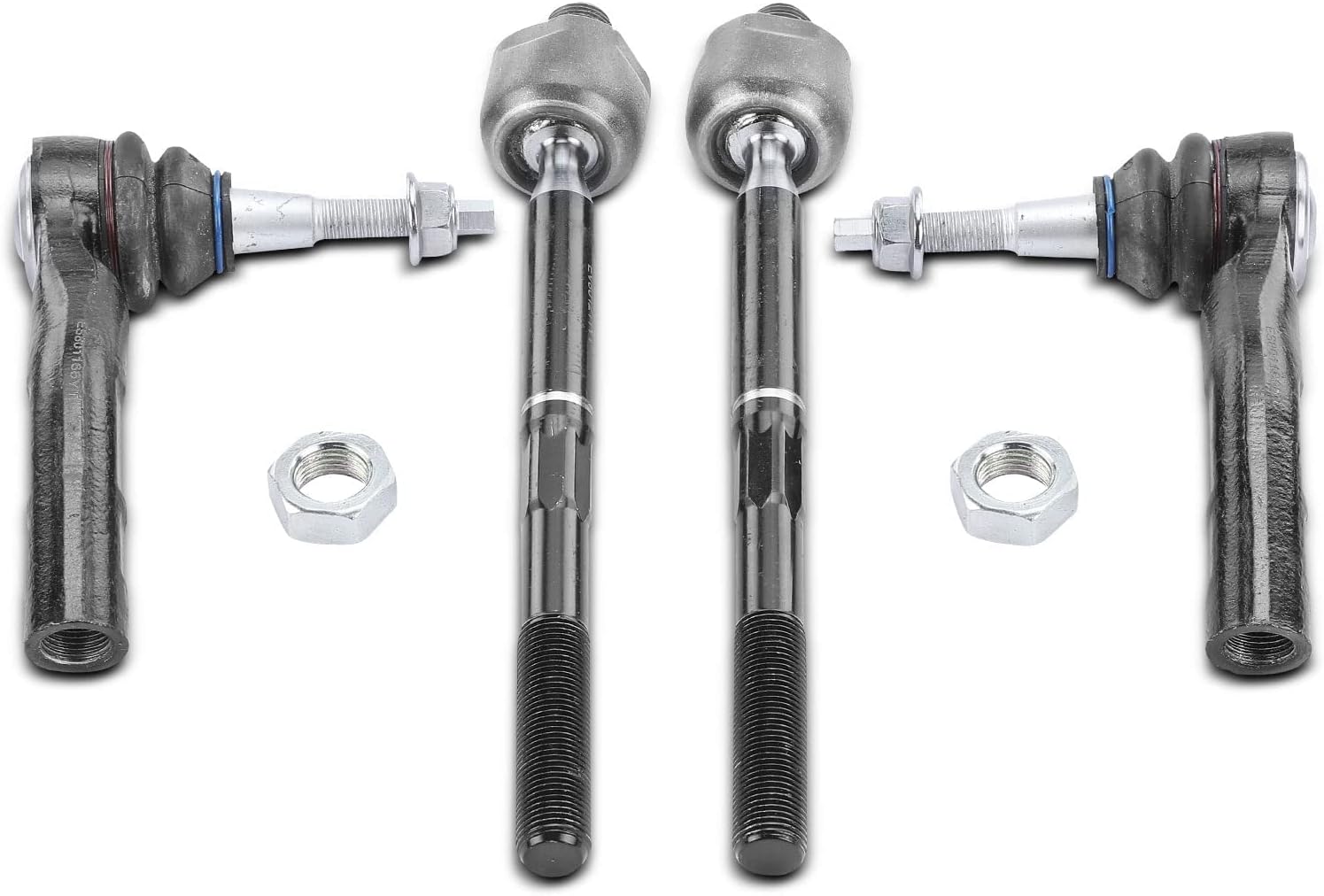 Front Outer Tie Rod Set For 2004-2009 Cadillac XLR & 1984-2013 Chevrolet Corvette - View #4